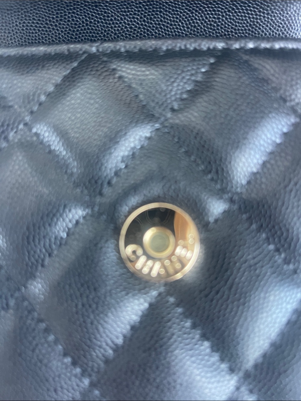 CHANEL 23 P Black Quilted Mini Top-Handle Bag with Gold Chain Hardware - Picture 10 of 13
